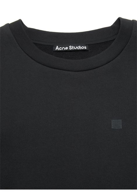 felpa girocollo unisex nera ACNE STUDIOS | CI0187900